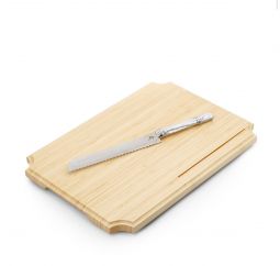 Michael ARAM Bamboo Challah Board and Knife ONLY ONE